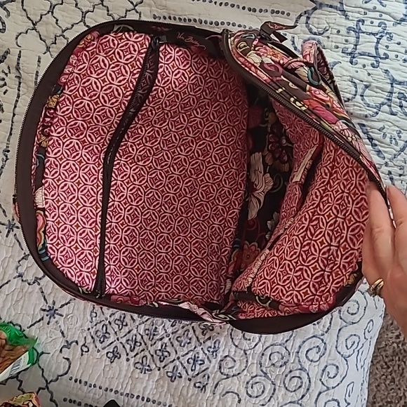 Vera Bradley Mod Floral Shoulder Hand Bag Purse - Picture 4 of 10